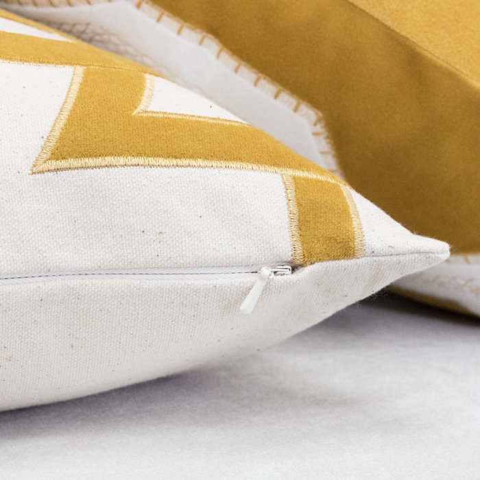 House of Hampton® Mcnair Geometric Cotton Indoor/Outdoor Throw Pillow